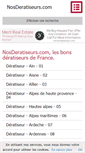 Mobile Screenshot of nosderatiseurs.com